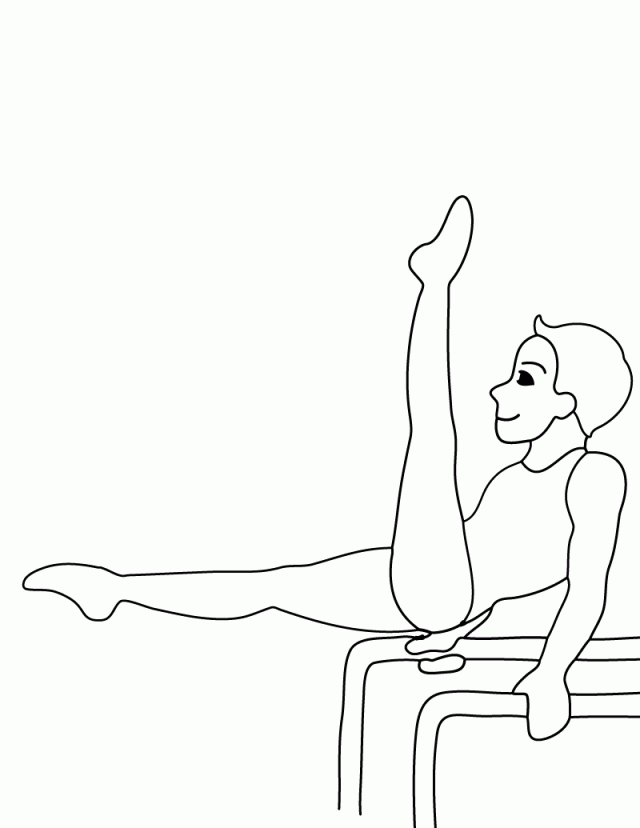 Free Gymnastics Coloring Pages Coloring Pages Coloring Pages 