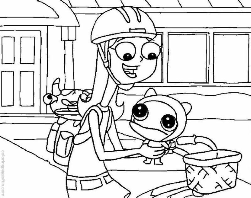 Phineas and Ferb | Free Printable Coloring Pages 