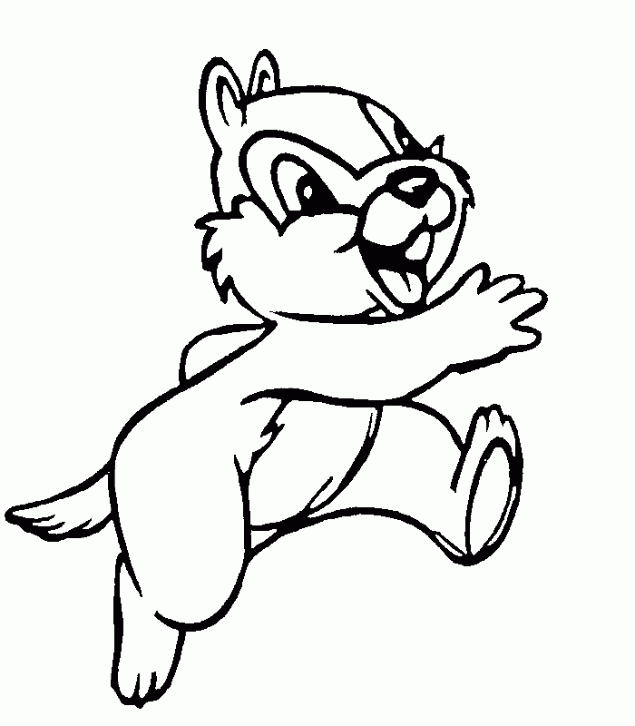 Chip and Dale Coloring Pages - Disney Coloring Pages