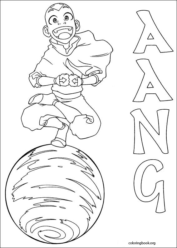 Coloring Pages Avatar 05 M (Cartoons > Avatar the last airbender 