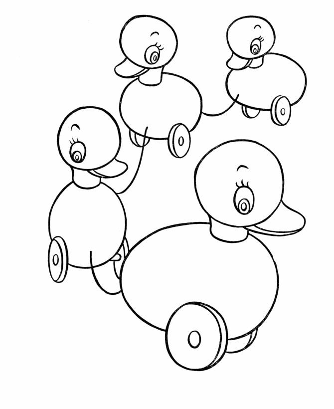 BlueBonkers: Free Printable Easter Ducks Coloring Page Sheets - 10 