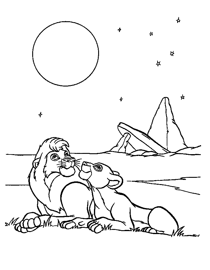 Coloring Page - The lion king coloring pages 111