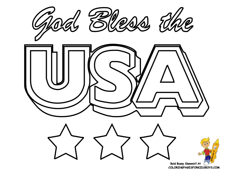 USA Coloring Pages | America Coloring Pages | Free | 4th Of July 