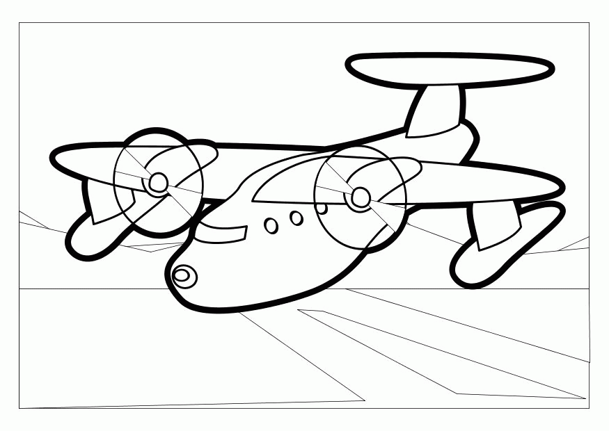 Airplane Coloring Pages | ColoringMates.