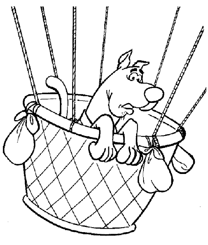 All Scooby Doo Poses Coloring Page | Kids Coloring Page
