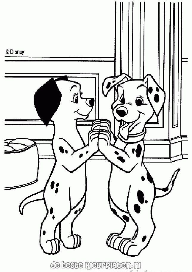 101 Dalmatians coloring pages - Free printable coloring pages