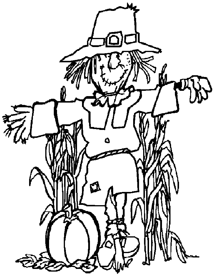 Scarecrow Coloring