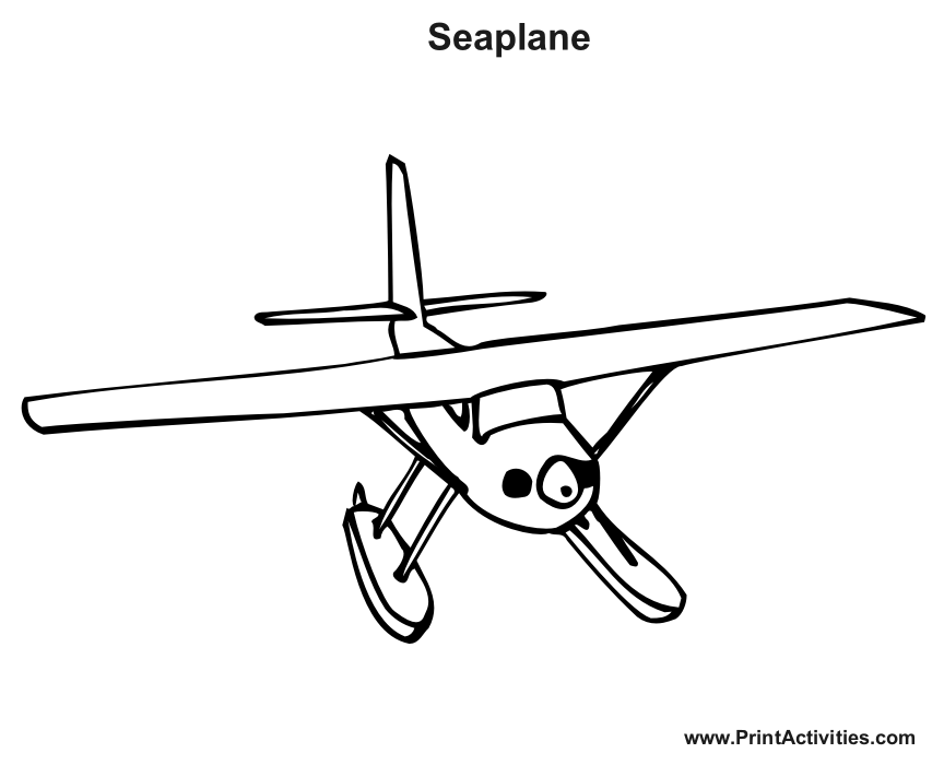 Download Coloring Airplane Coloring Home