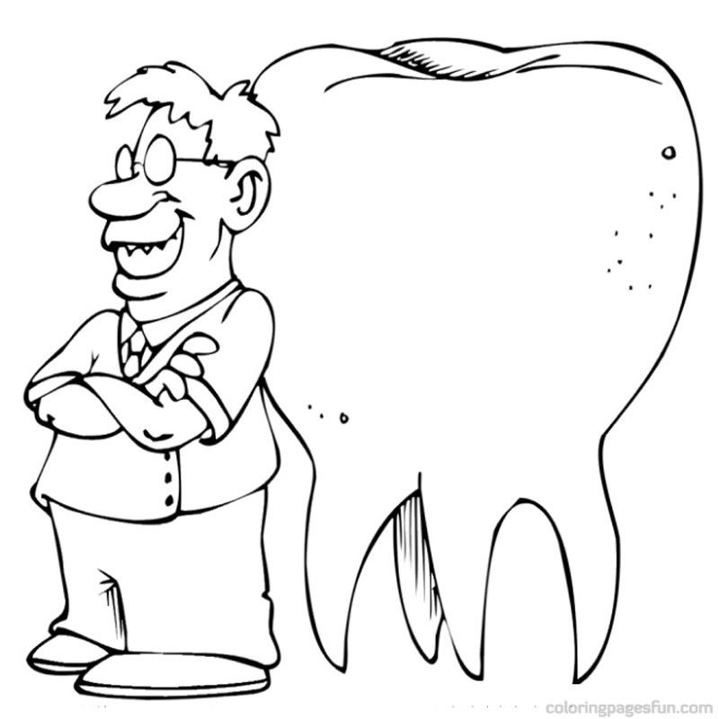 Dentist | Free Printable Coloring Pages – Coloringpagesfun.com