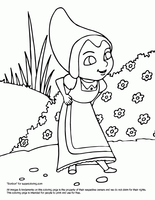 Juliet from Gnomeo and Juliet Coloring Online | Super Coloring