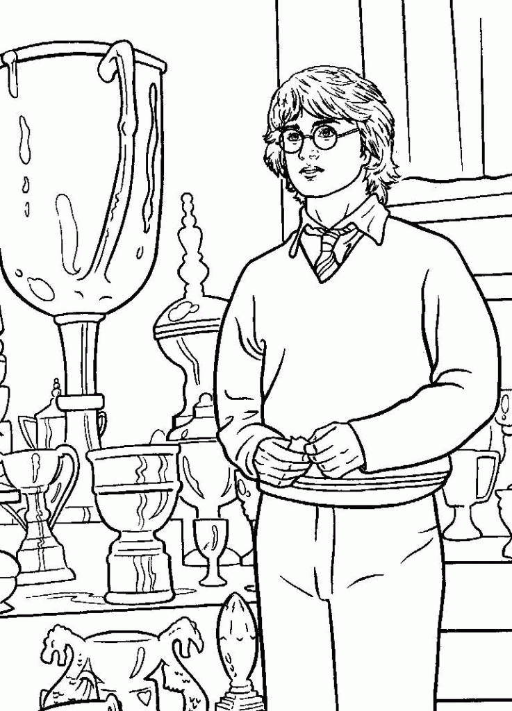 Printable Harry Potter Coloring Pages - deColoring