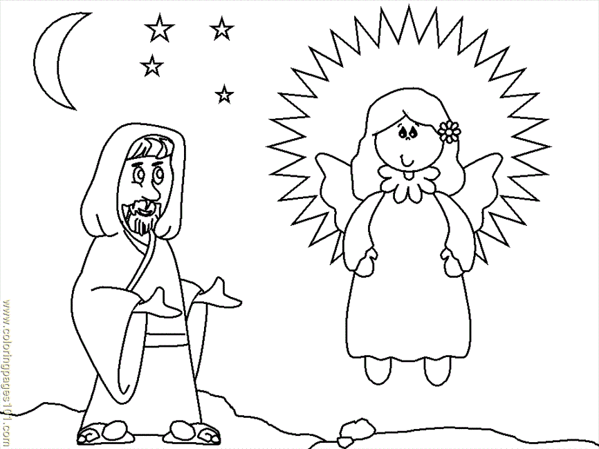 Coloring Pages Baby Jesus / Nativity / Christmas Story (Peoples 