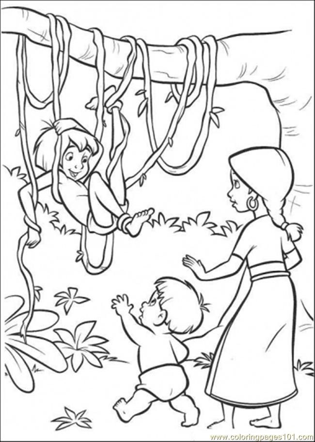 Mowgli Coloring Pages 449 | Free Printable Coloring Pages