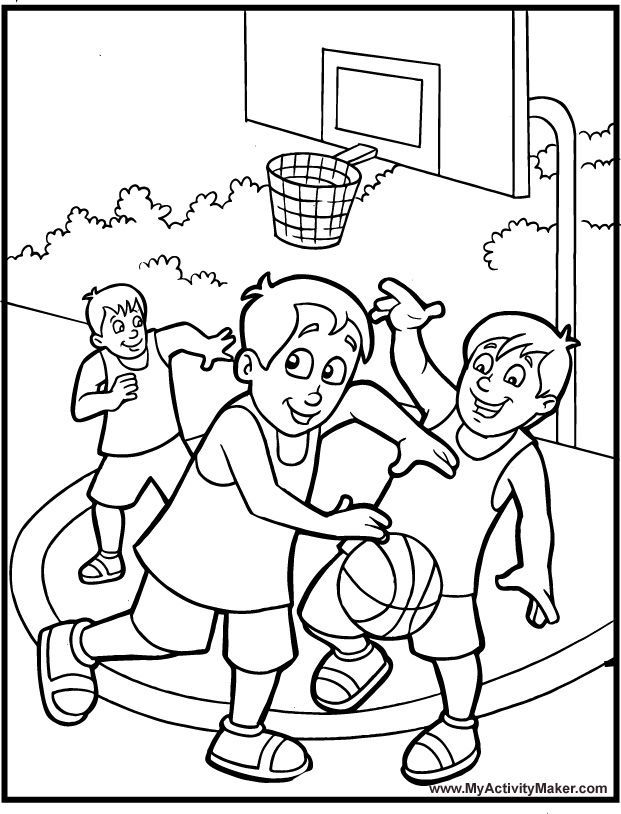 Sport+Basketball+Coloring+Pages | Sport