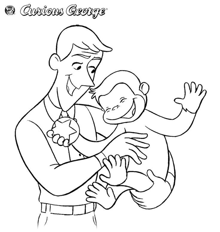 Curious George School Coloring Pages - KidsColoringSource.