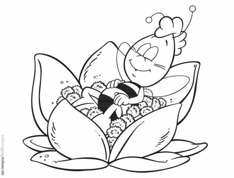 Maya The Bee | Free Printable Coloring Pages