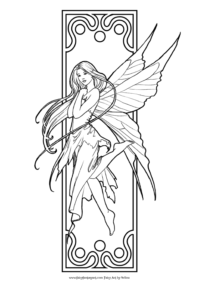 Coloring Pages Fairies - Coloring Home