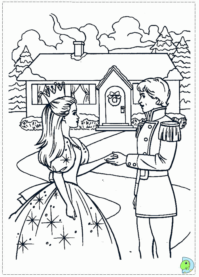 Free Printable barbie Nutcracker Coloring page For kids | coloring 