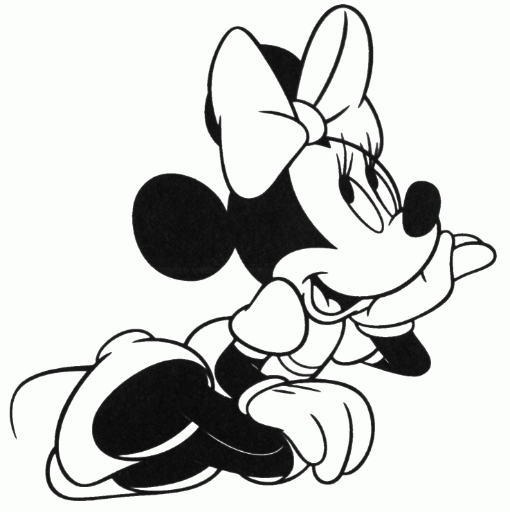Amazing Coloring Pages: Mini Mouse printable coloring pages