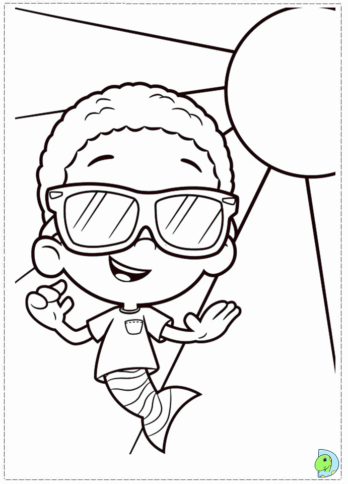 Bubble Guppies Coloring Pages Deema Pictures