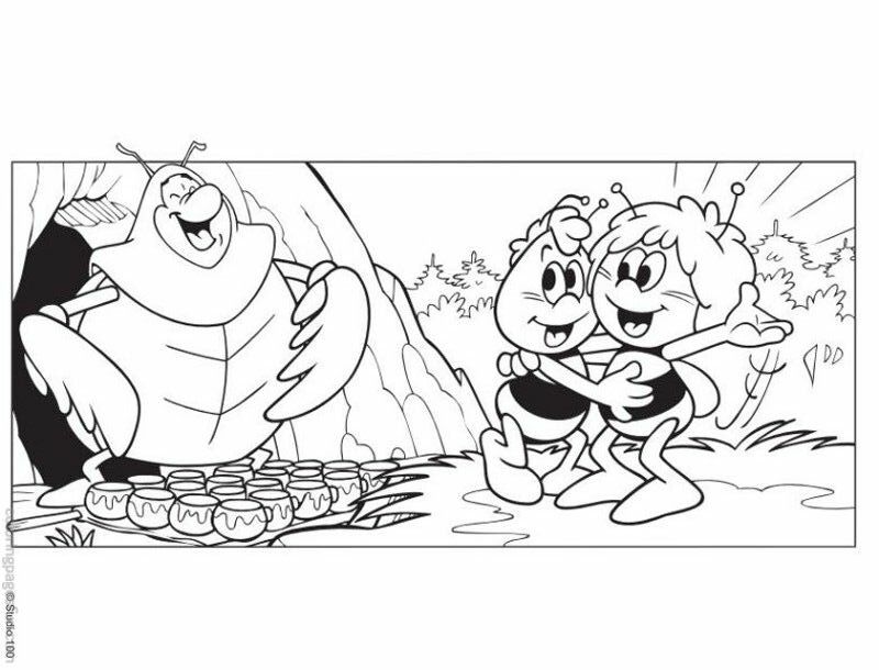 Maya The Bee Coloring Pages 49 | Free Printable Coloring Pages 