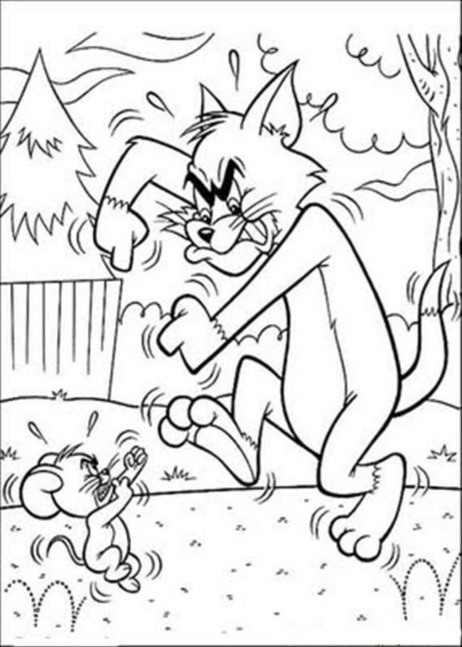 Free Printable Tom and Jerry Coloring Pages For Kids | coloring pages