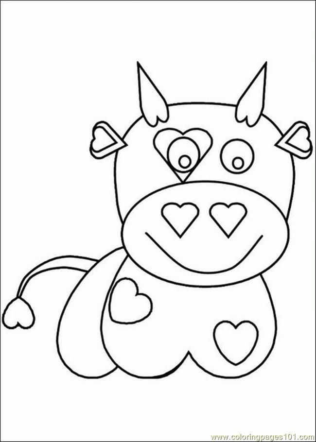 Cow-calf Colouring Pages (page 3)