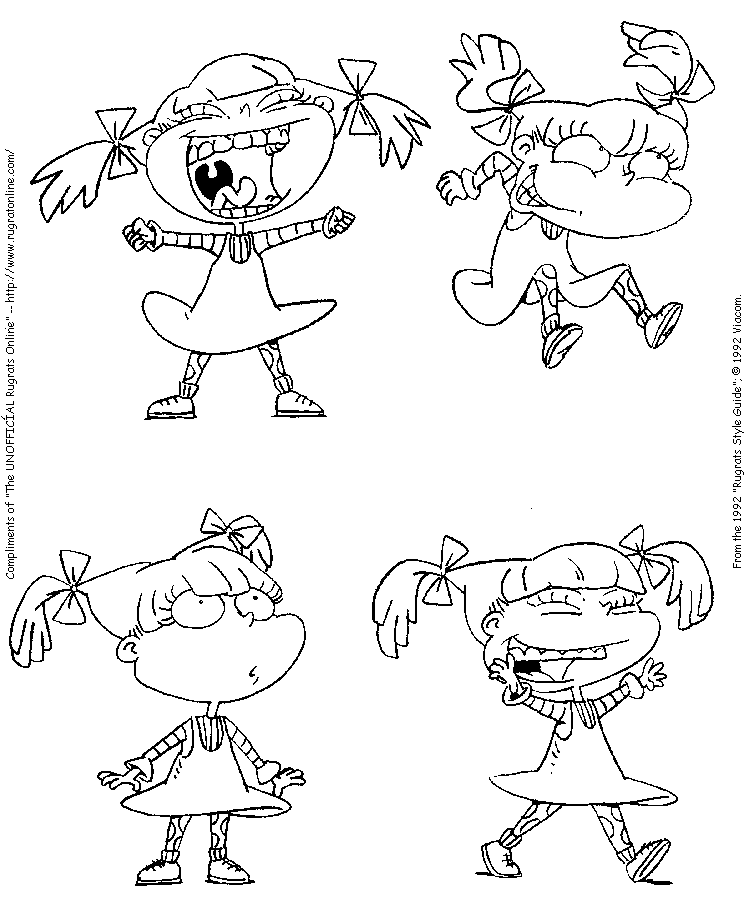 Rugrats Color Pages - Coloring Home