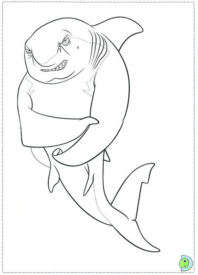 amazing shark tale coloring pages for kids | Best Coloring Pages