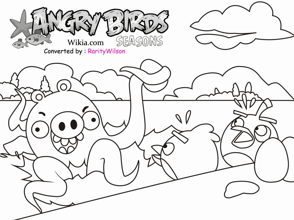 Unique Comics Animation Most Useful Angry Birds Coloring Pages 