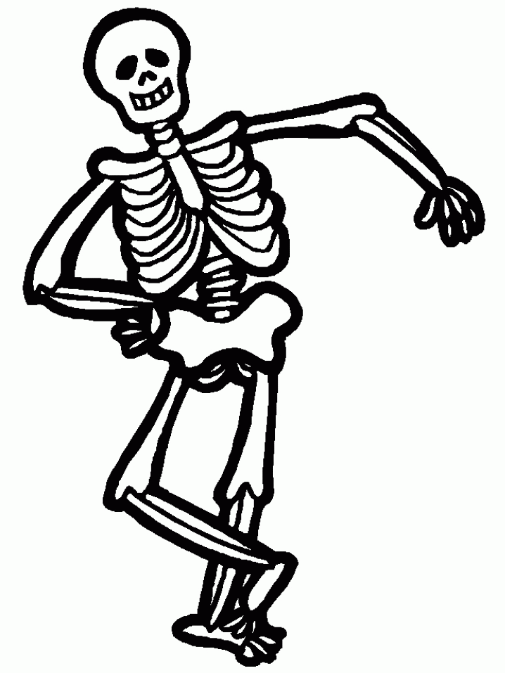 Bones Dancer Coloring Pages to Print | Color Printing|Sonic 