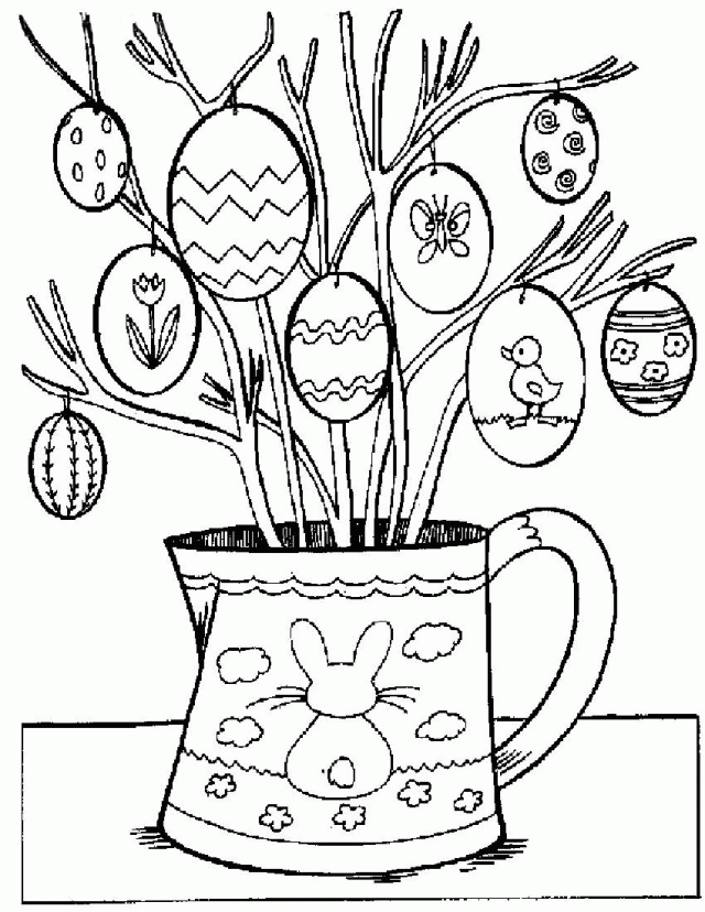 Free Easter Bunny Coloring Pages And Sheets Cute Easter Coloring 