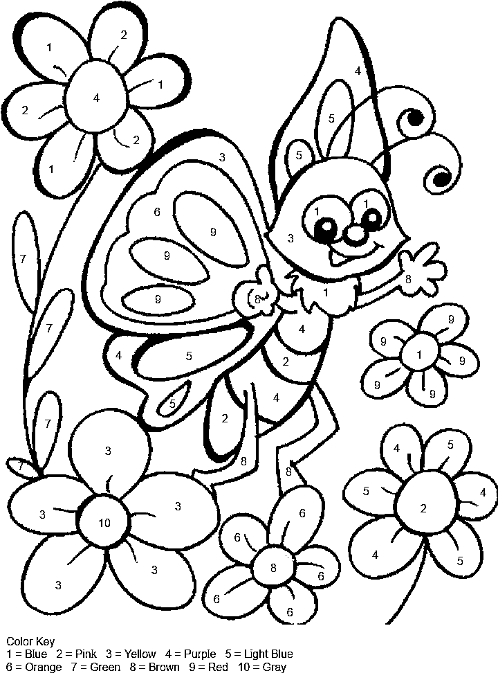 Butterfly Coloring Pages - Printable or Online