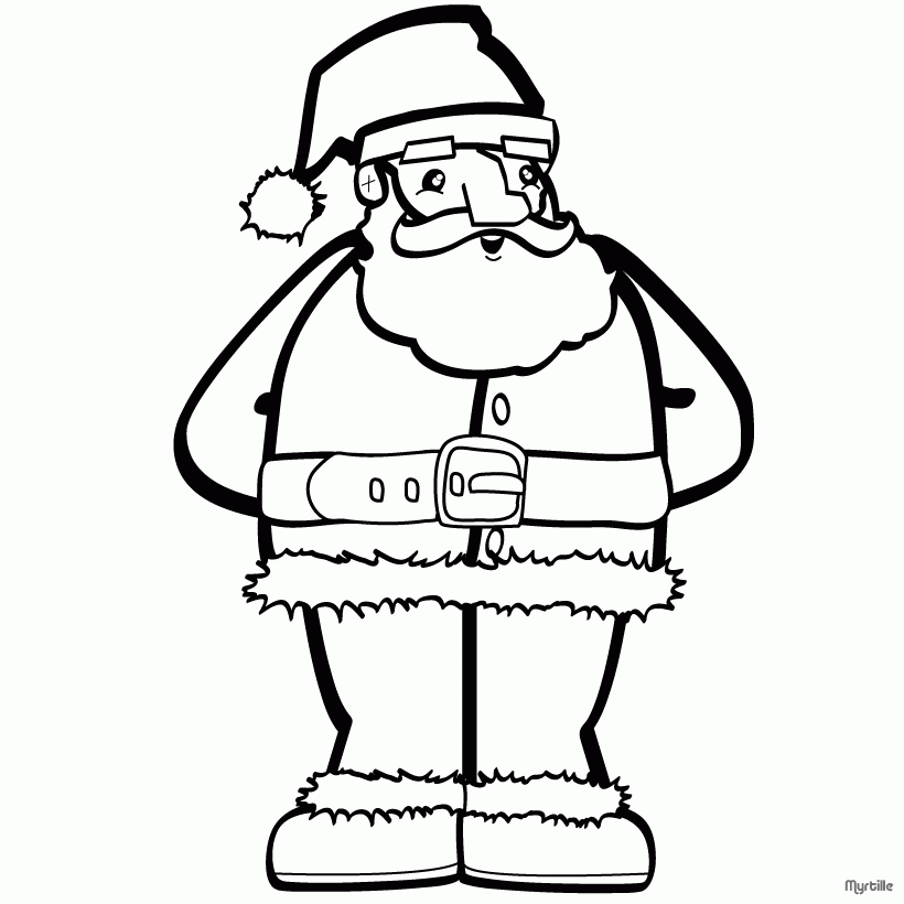 Free Printable Santa Claus Coloring Pages For Kids - Coloring Home
