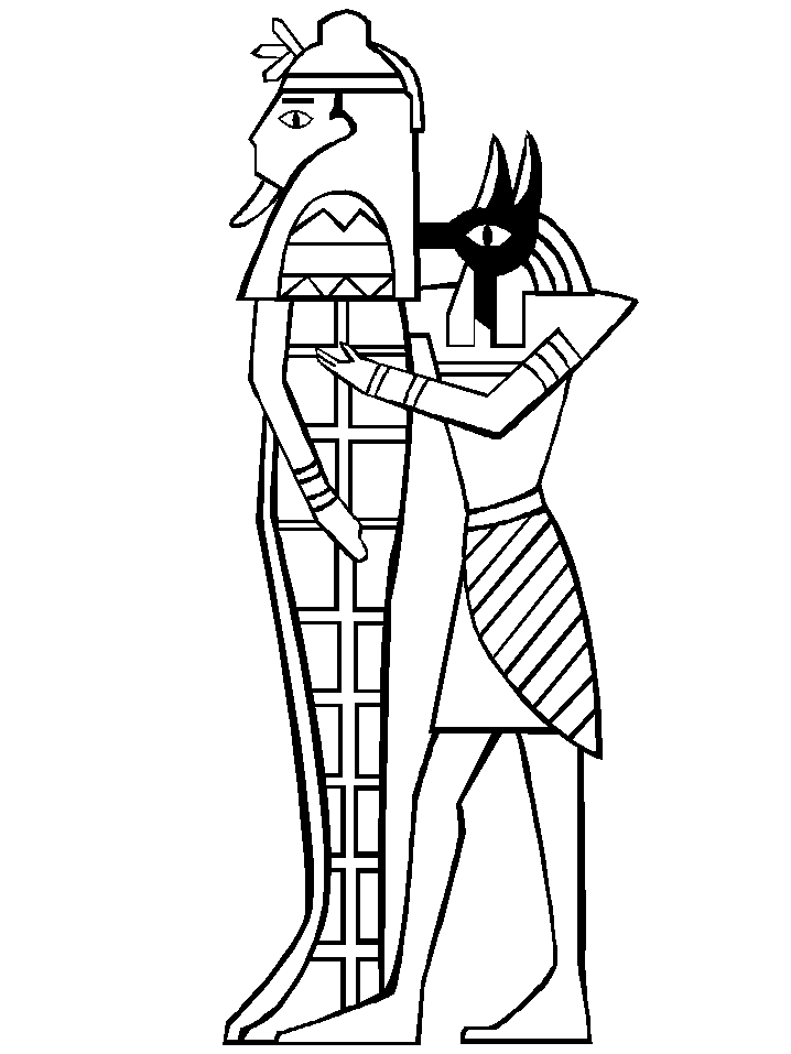 Mummy Coloring Page | Kids Coloring Page