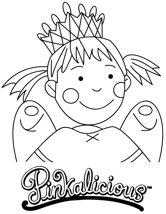 Free Printable Pinkalicious Coloring Pages | H & M Coloring Pages