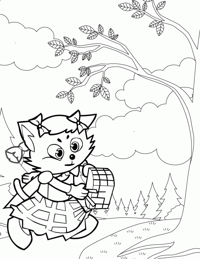 Little Red Riding Hood Coloring Page Handipoints 139900 Red 