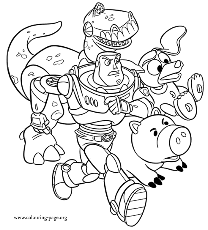 Toy Story Coloring Book Pages Tattoo