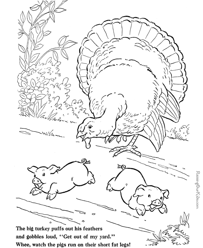 Farm-animal-coloring-4 | Free Coloring Page Site