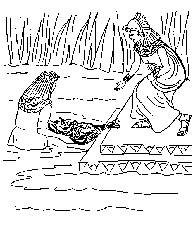 29 Baby Moses Coloring Pages | Free Coloring Page Site