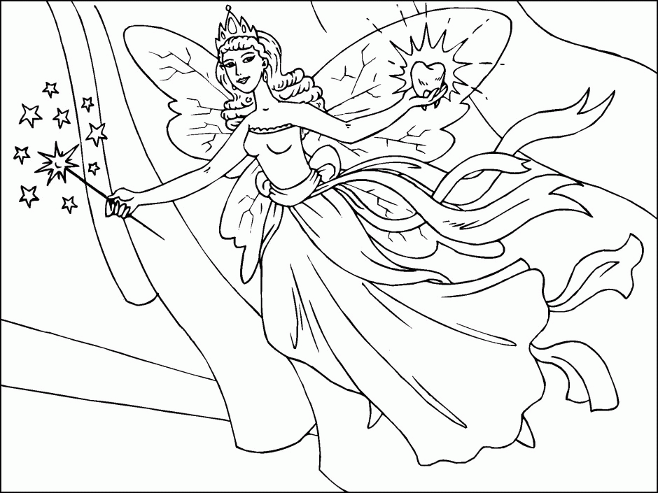 Tooth Fairy From Rise Of The Guardians Coloring Pages For Kids 