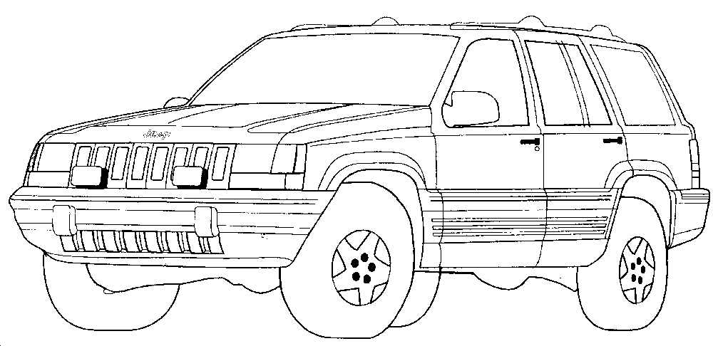 Coloring Pages: Car Coloring Page