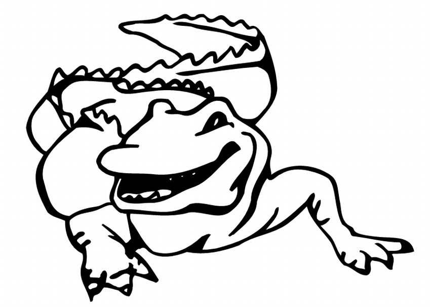 Animal Coloring Alligator Coloring Page Images Explore Alligator 
