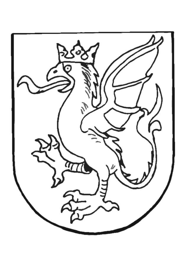 Coloring page coat of arms - img 9082.