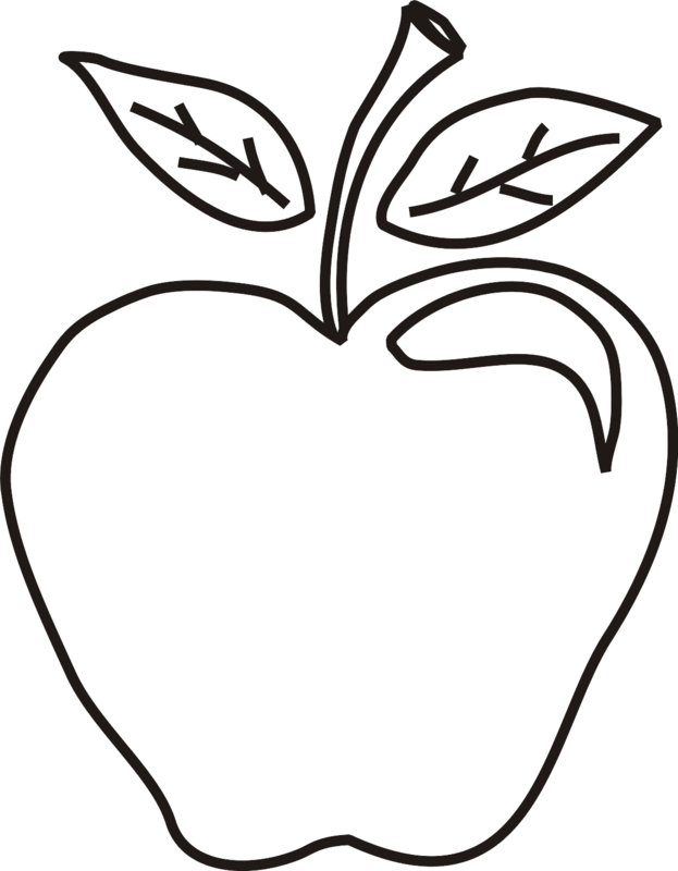 Apple Coloring Page | Greatest Coloring Book