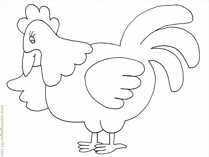hen and roo bubbles Colouring Pages