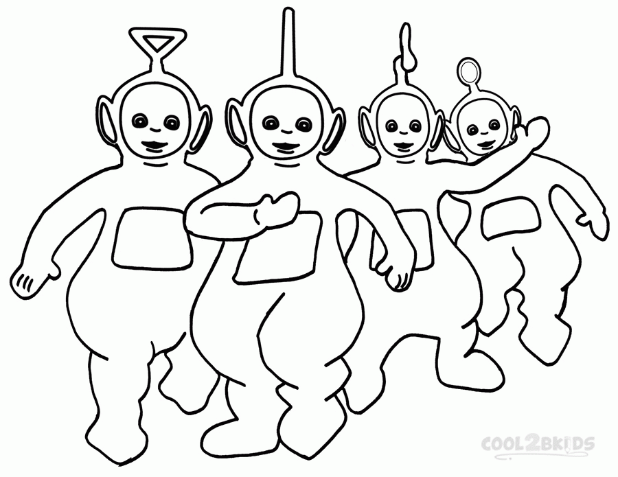 Teletubbies Coloring Pages Imagesteletubbies Page 04gif Picture 