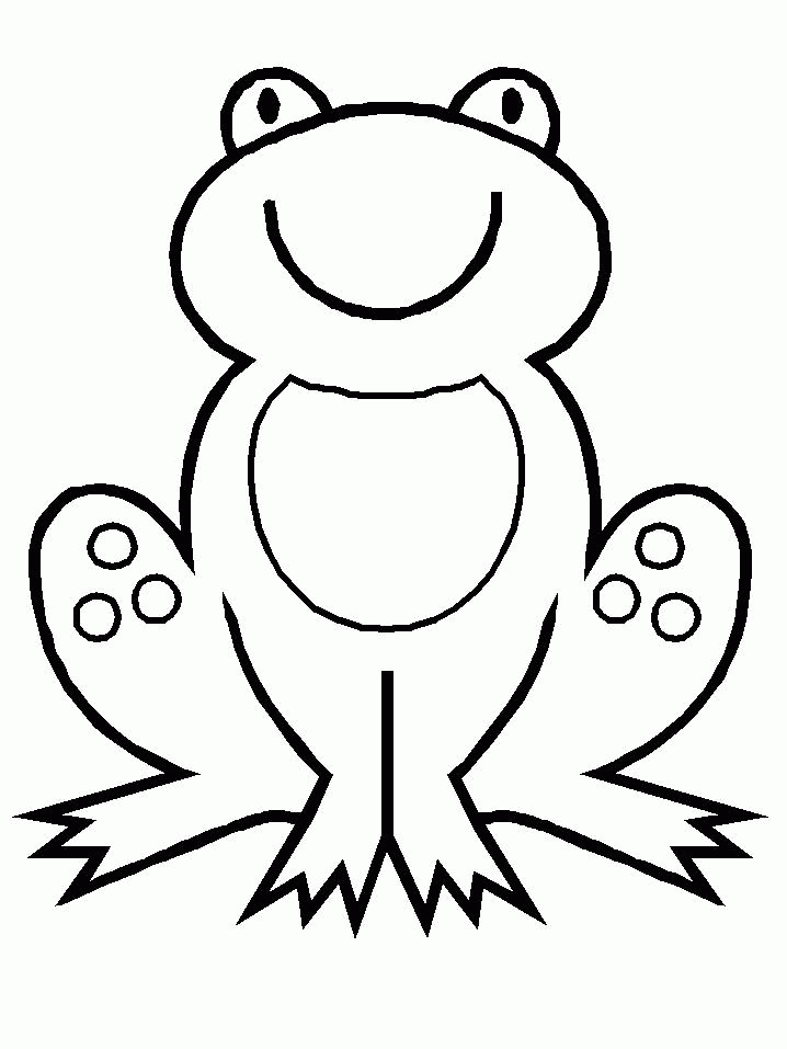 Frog from animals coloring pages | Coloring Pages