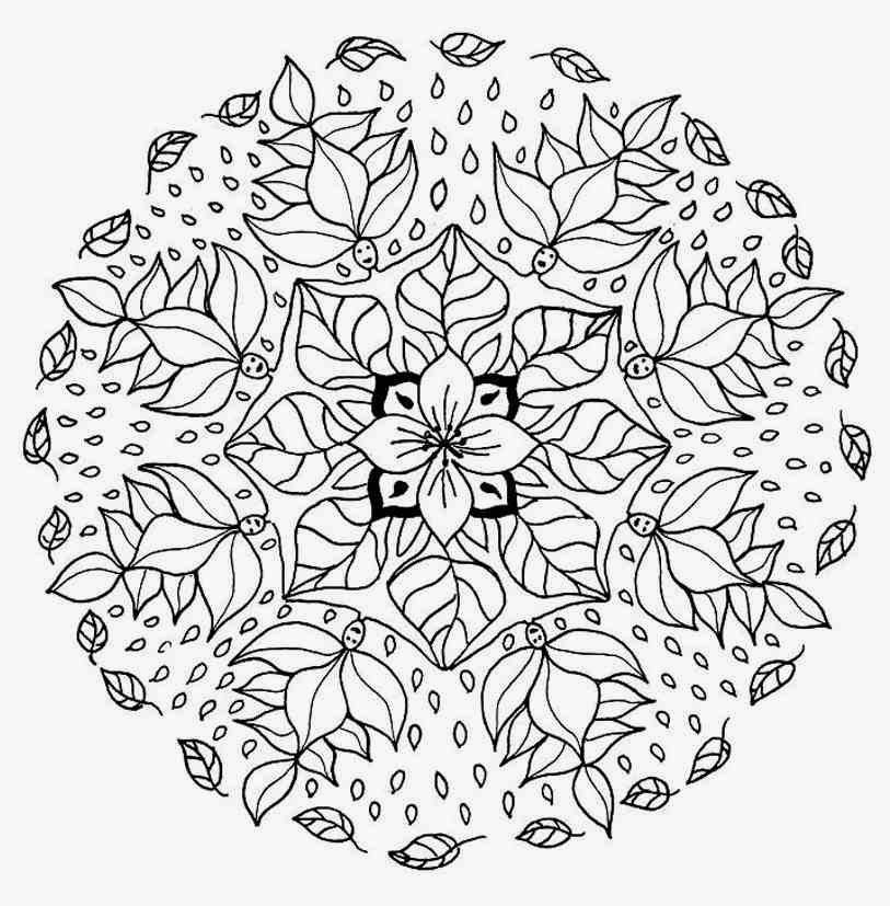 Related Pictures Flower Mandala Coloring Pages Color Mandala Fun 