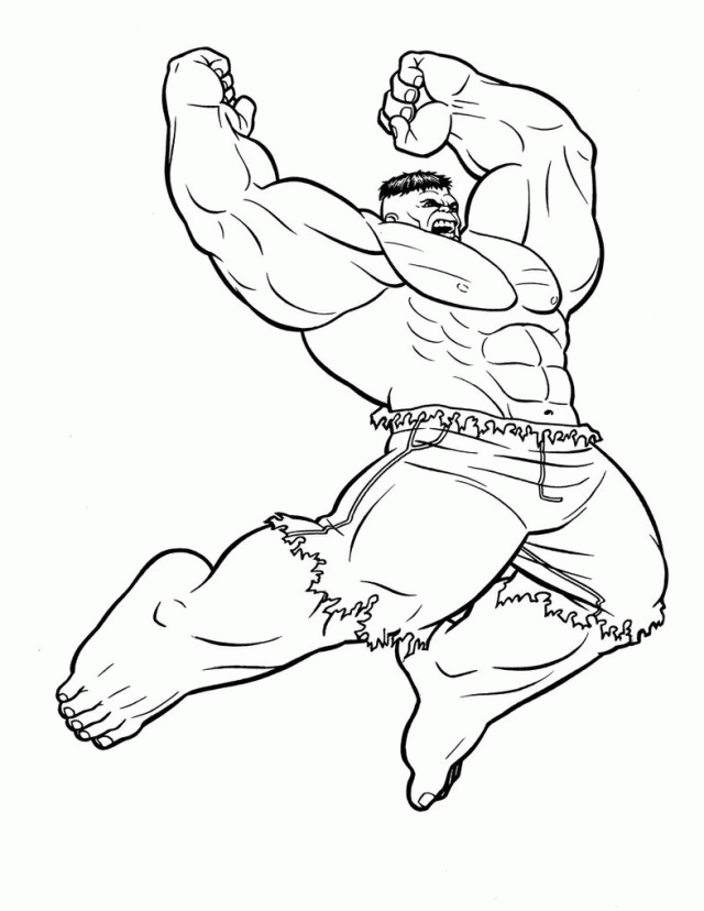 free hulk coloring page | Coloring Pages